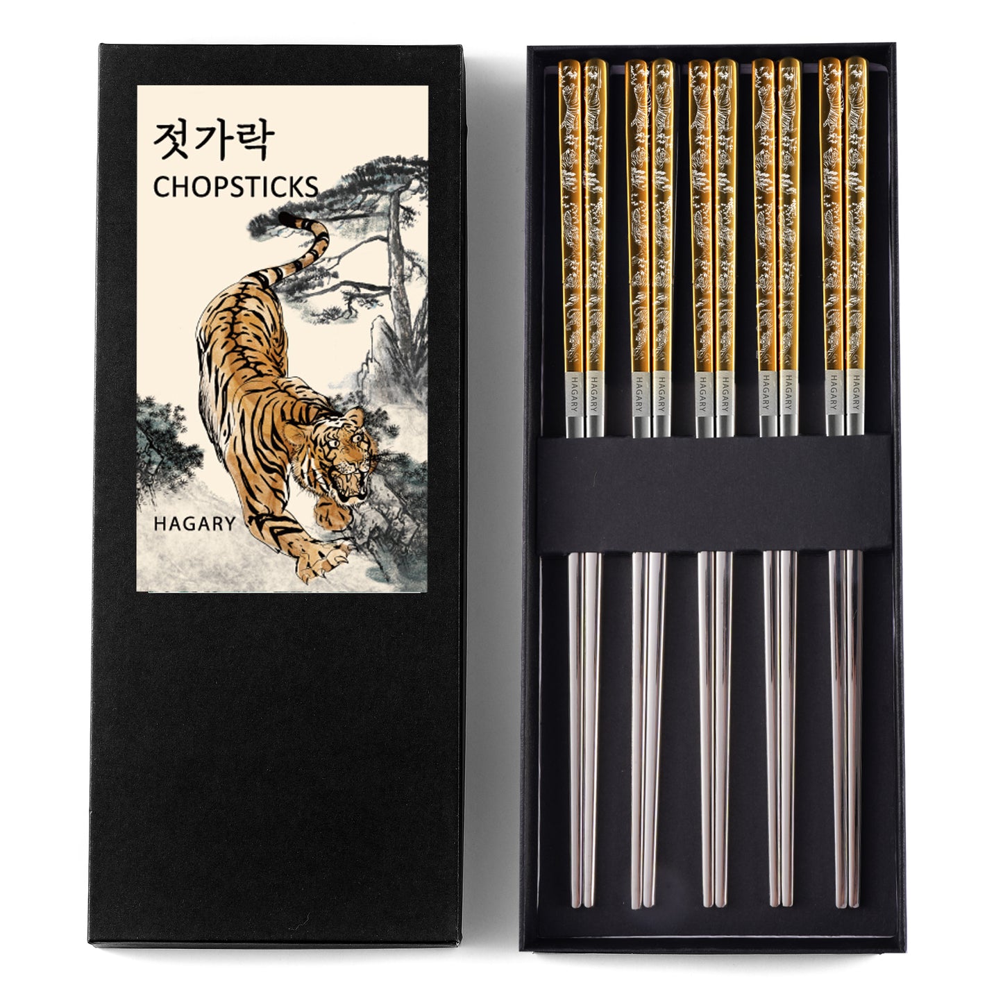 Tiger Metal Reusable Chopsticks