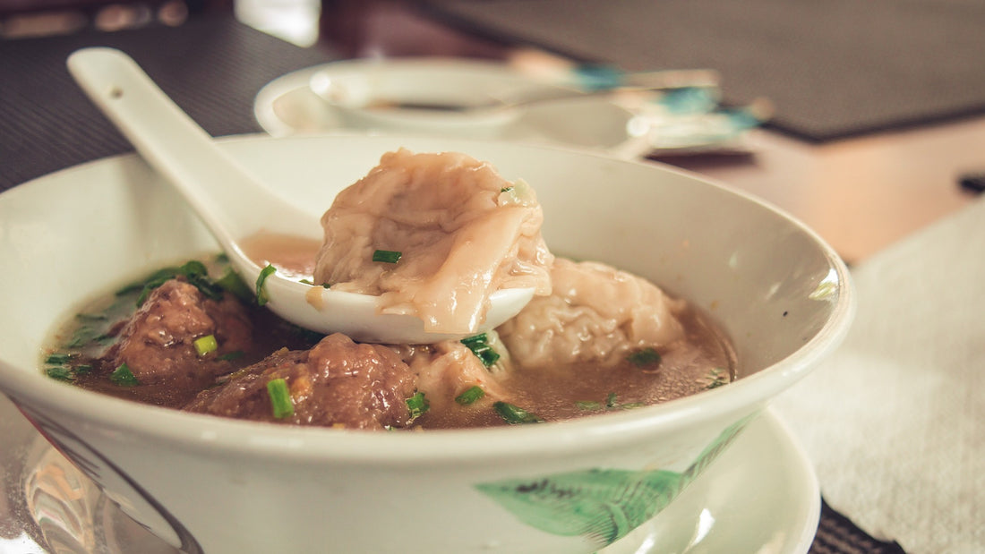 Savor the Flavors of Asia with a Dumpling for Soup Recipe and Hagary's Tableware