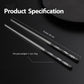 Phoenix Black Metal Reusable Chopsticks