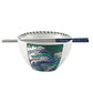 Wave Ceramic Ramen Bowl With Reusable Stainless Steel Chopsticks