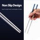 Blue Wave Metal Reusable Chopsticks