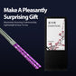 Cherry Blossom Purple Metal Reusable Chopsticks